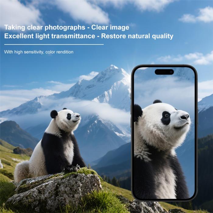 Bild 6, IMAK IMAK iPhone Air Linsskydd Härdat Glas Transparent