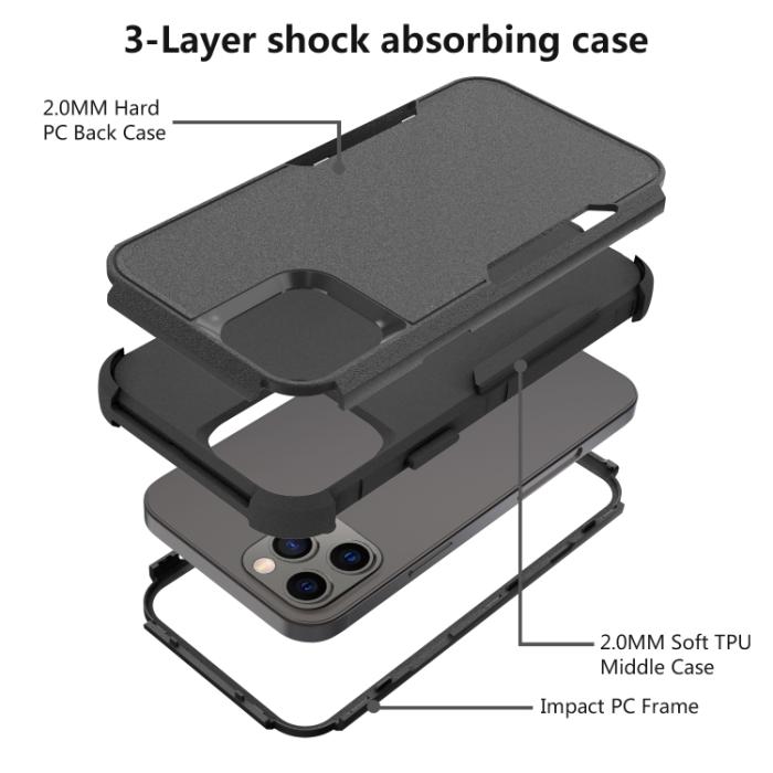 Bild 5,  iPhone 14 Pro Max Skal Shockproof Hybrid Svart