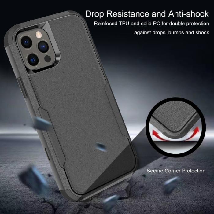 Bild 6,  iPhone 14 Pro Max Skal Shockproof Hybrid Svart