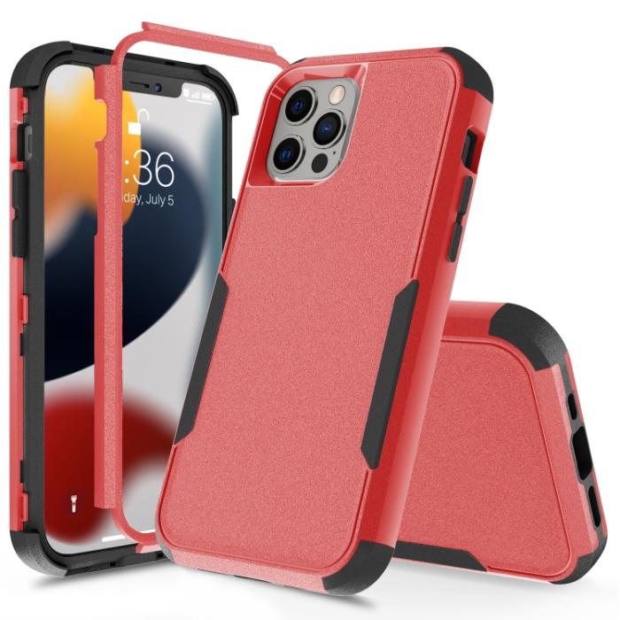 Bild 2,  iPhone 14 Pro Max Skal Shockproof Hybrid Röd/Svart