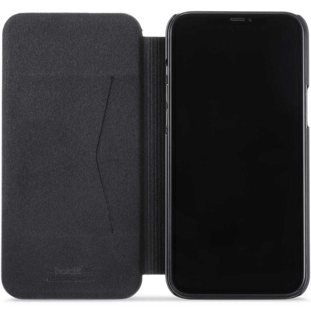holdit holdit iPhone 12 Pro Max - Slim Flip Fodral - Svart