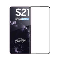 PINWUYO Samsung Galaxy S21 - PINWUYO Helt&auml;ckande Sk&auml;rmskydd I H&auml;rdat Glas