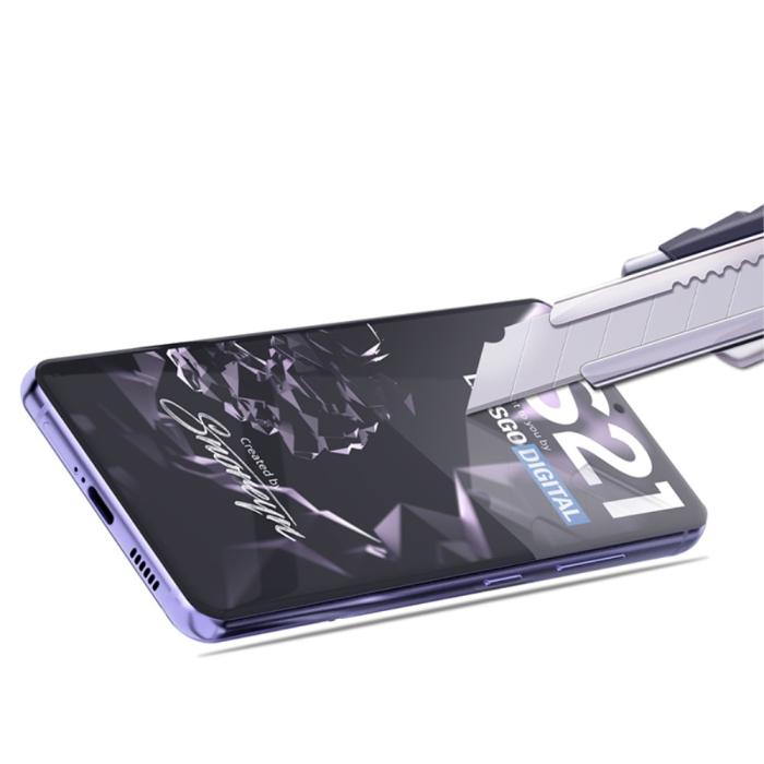 Bild 4, AMORUS Samsung Galaxy S21 - AMORUS Heltäckande Skärmskydd I Härdat Glas