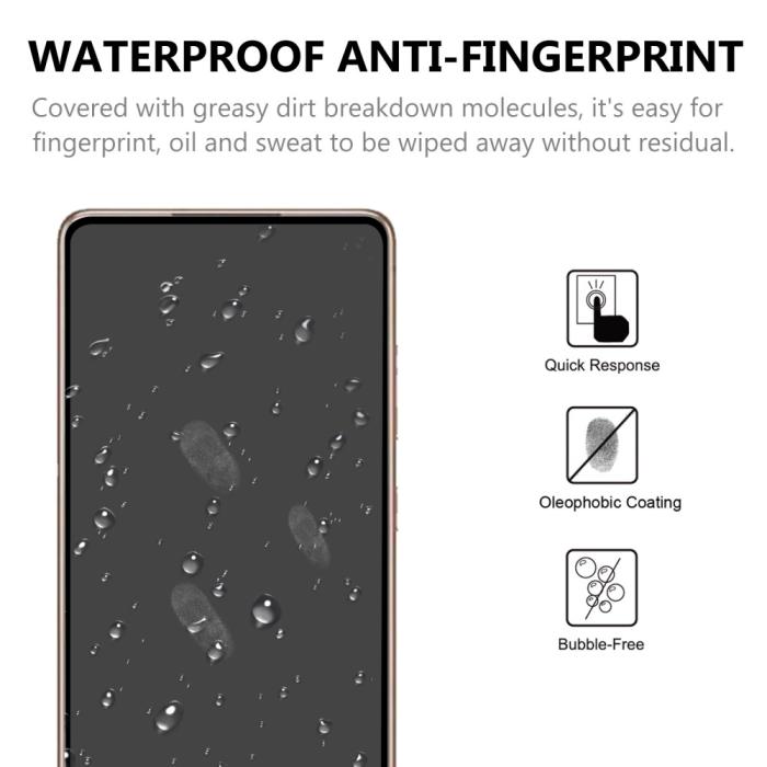Bild 4,  Samsung Galaxy S21 - Premium Heltäckande Skärmskydd I Härdat Glas