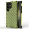  Galaxy S24 Ultra Skal Honeycomb Shockproof Hybrid Grön