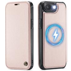 CASEME CASEME iPhone 16e/17e Skal RFID Pl&aring;nbok Ros&eacute;guld