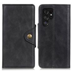  Samsung Galaxy S22 Ultra Fodral Magnetisk M&auml;ssing Svart
