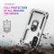  Samsung Galaxy A37 5G Skal Shockproof Hybrid Ring Silver