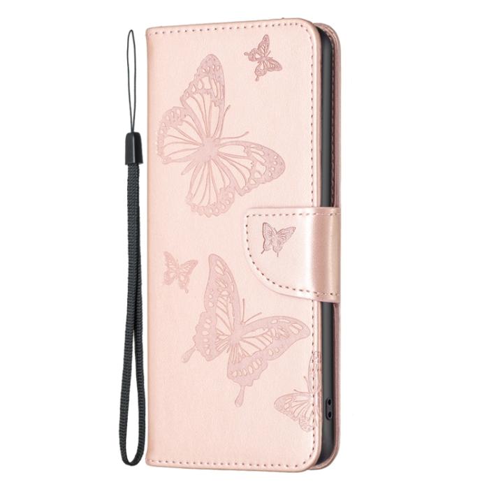 Bild 2,  Nokia G11 / G21 Fodral Tryck Butterfly Roséguld