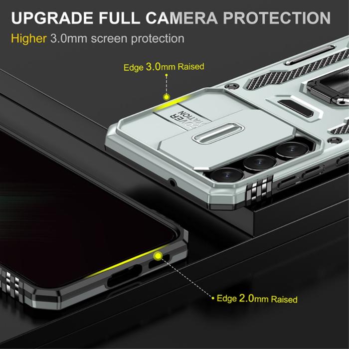 Bild 3,  Samsung Galaxy S23 Plus Skal Ring CamShield Grå