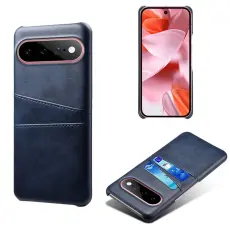  Google Pixel 11/11 Pro Skal PU L&auml;der Med 2 Kortfack Bl&aring;