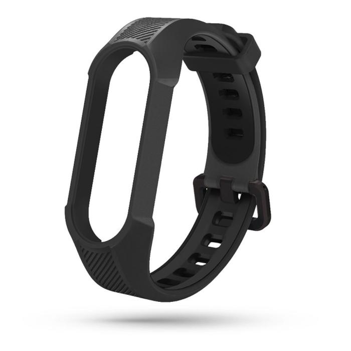 Bild 3, Tech-Protect Tech-Protect Xiaomi Mi Smart Band 5 / 6 / 7 Armband Armor Svart
