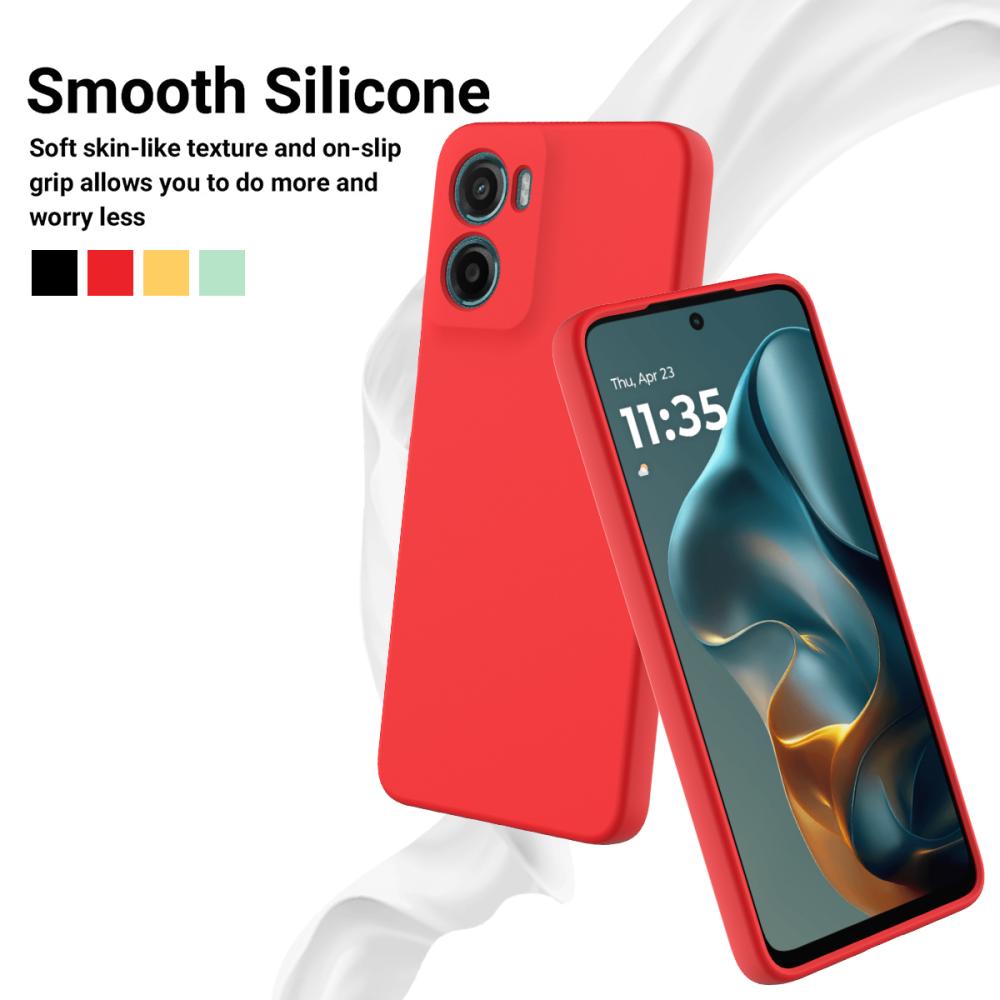 Motorola Moto G06 Power Skal Liquid Silikon Röd