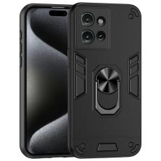  Motorola Edge 50 Skal Hybrid Armor Ring Svart
