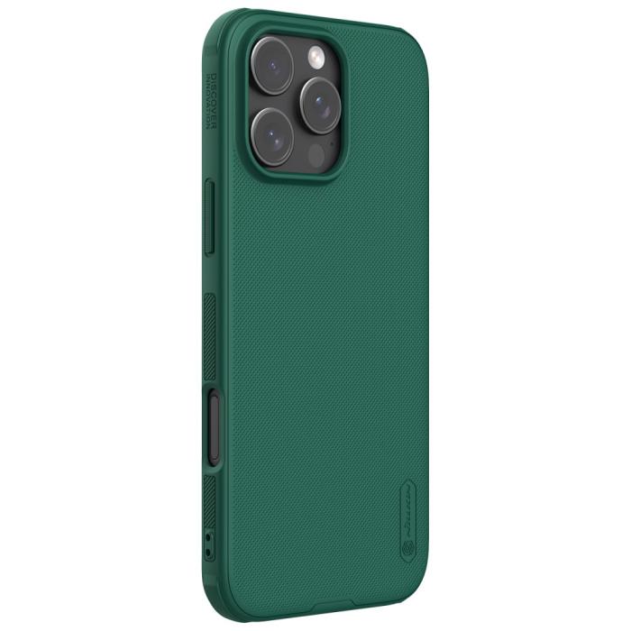 Bild 3, NILLKIN NILLKIN iPhone 16 Pro Skal Frosted Shield Pro Grön