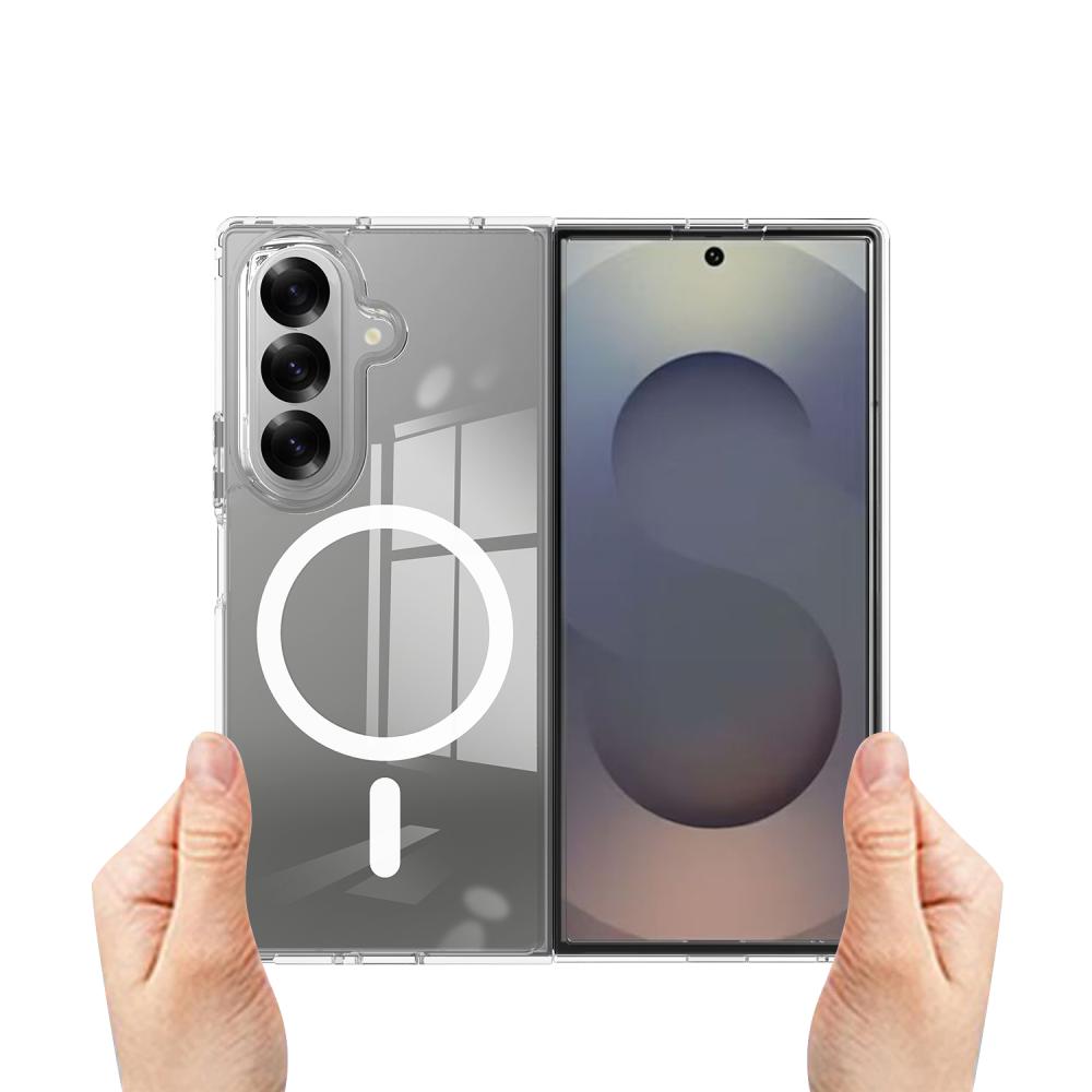  Samsung Galaxy Z Fold 7 Skal MagSafe Hybrid Transparent