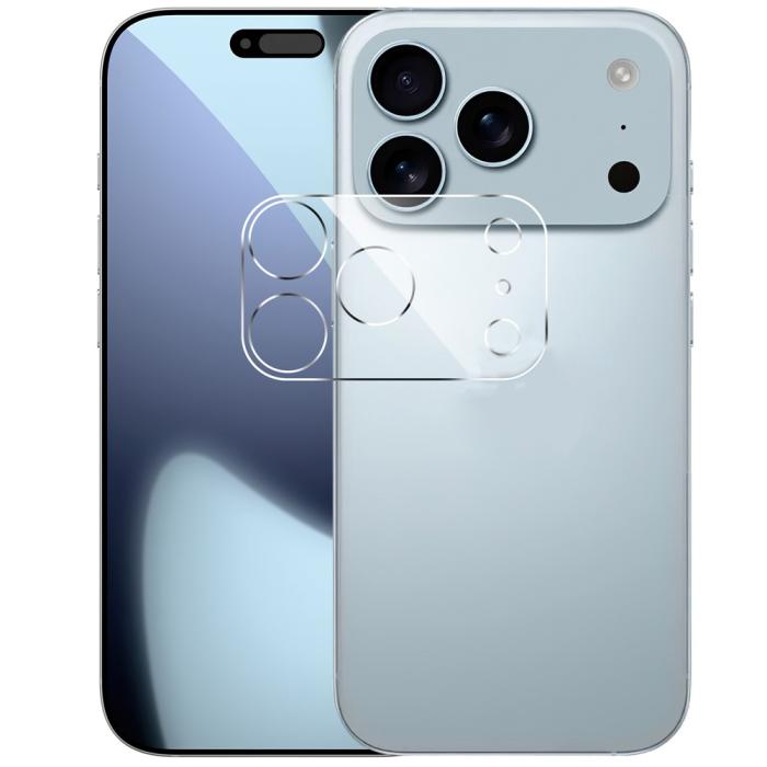 Bild 2,  iPhone 17 Pro Max Linsskydd Härdat Glas Transparent