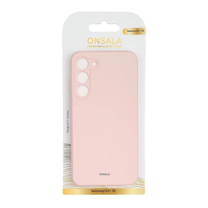 Bild 2, Onsala ONSALA Samsung Galaxy S23 Plus Mobilskal Silikon Chalk Pink
