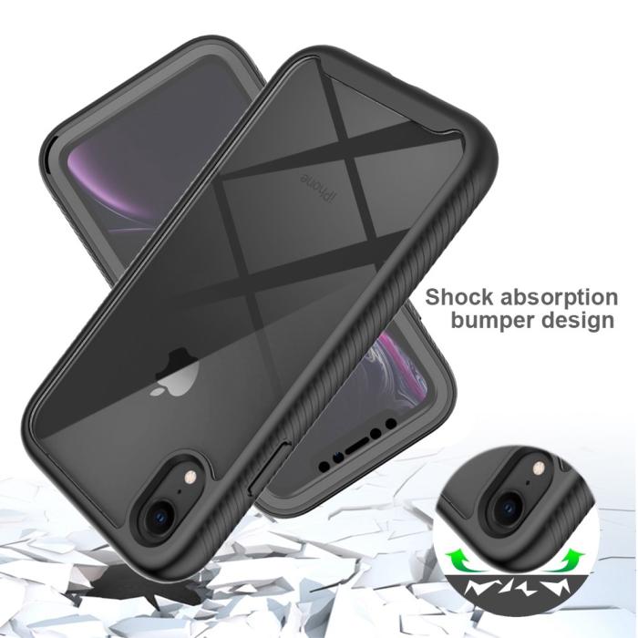 Bild 4,  iPhone XR Skal 360 Hybrid Defense Svart