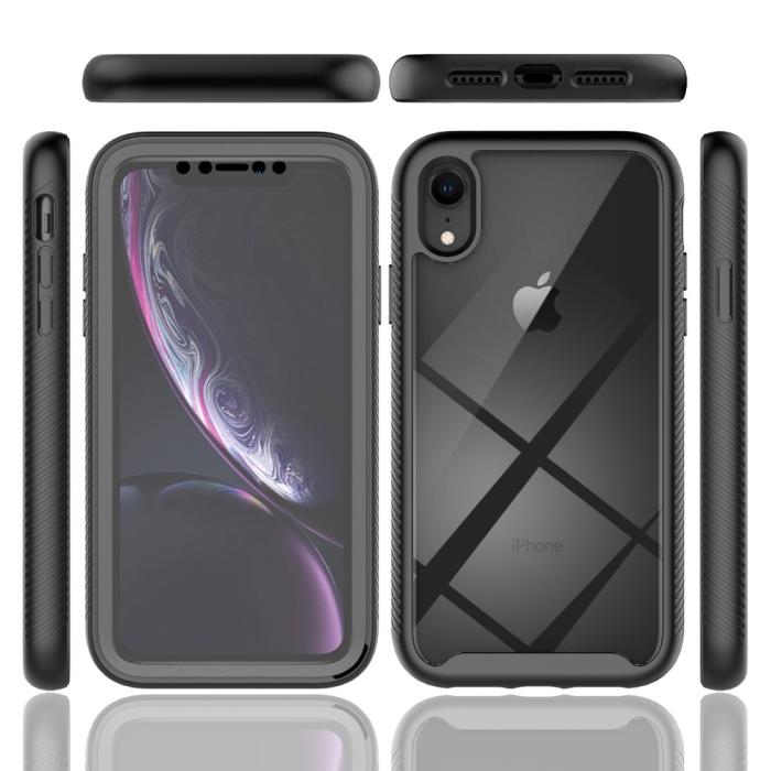 Bild 6,  iPhone XR Skal 360 Hybrid Defense Svart