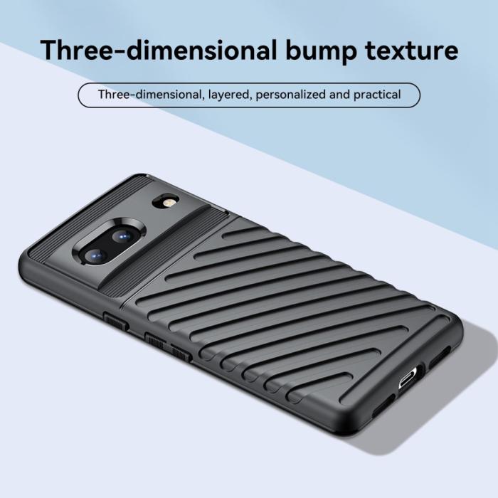 Bild 2,  Google Pixel 7 Skal Twill Textur Svart