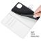  iPhone 13 Mini - Litchi Skin Läder Fodral - Vit