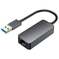  USB-A - RJ45 N&auml;tverksadapter Gr&aring;