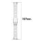  Apple Watch 42/44/45/46/49 mm Armband Metall Svart