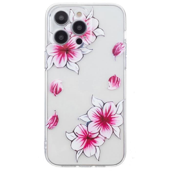 Bild 2,  iPhone 16 Pro Skal TPU Blommor