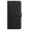  iPhone 13 Fodral Litchi Läder Svart
