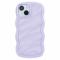  iPhone 14 Mobilskal Wavy Textur Lila