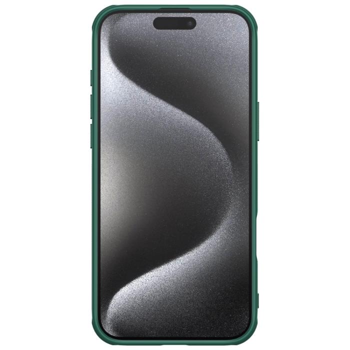 Bild 4, NILLKIN NILLKIN iPhone 16 Pro Skal Frosted Shield Pro Grön