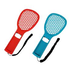 KJH KJH 2 st Tennis Racket f&ouml;r Nintendo Switch R&ouml;d/Bl&aring;