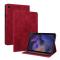  Samsung Galaxy Tab A11 / A9 Fodral Butterfly Flower Röd