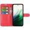  Xiaomi Redmi 15 Fodral Litchi Läder Röd