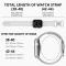 ColorPop Sportarmband Dual-Color Apple Watch 42/41/40/38 mm (M/L) Grå/Vit