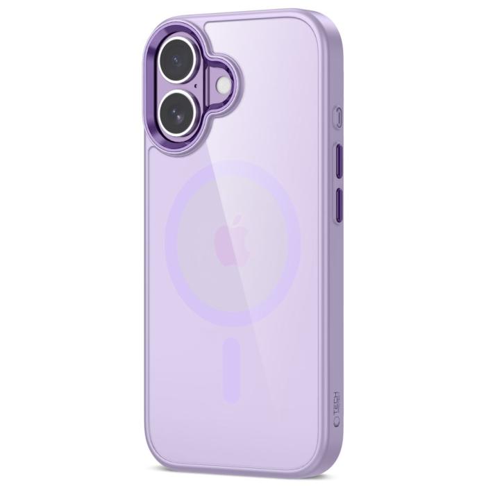 Bild 2, Tech-Protect Tech-Protect iPhone 17 Skal MagSafe MagMat Lavender / Clear