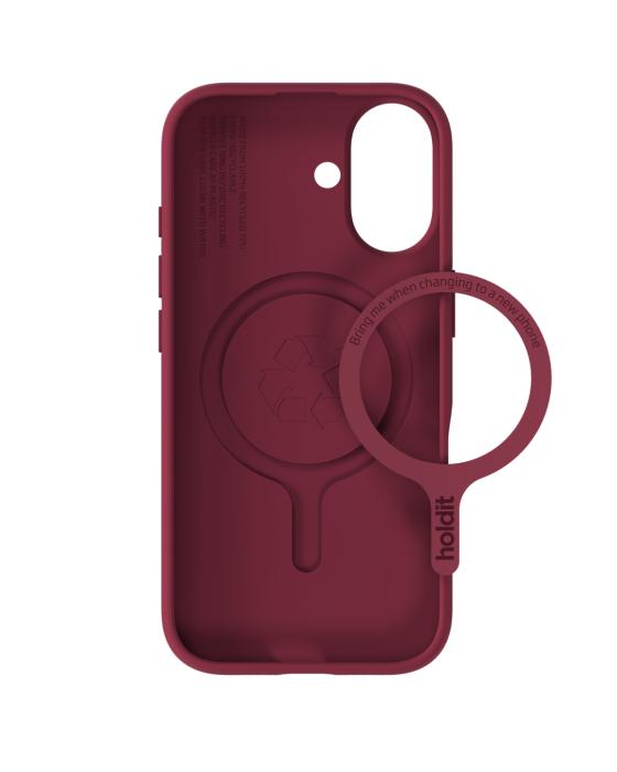 Bild 4, holdit holdit iPhone 17 Mobilskal Soft MagSafe Red Velvet