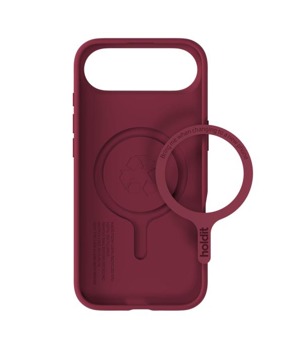 Bild 4, holdit holdit iPhone Air Mobilskal Soft MagSafe Red Velvet