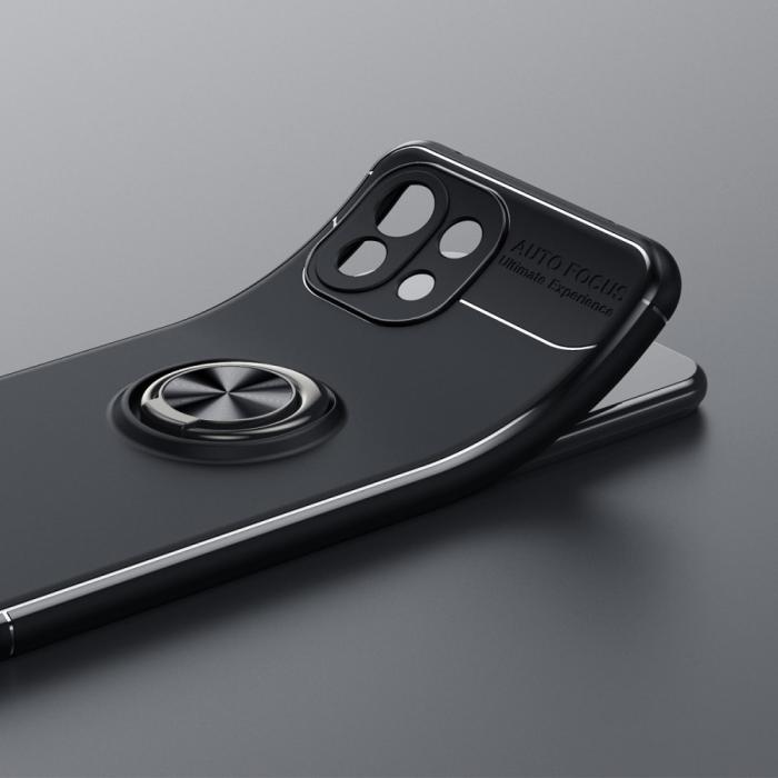 Bild 5,  Xiaomi Mi 11 Lite - Ring Skal - Röd