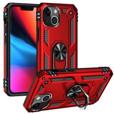  iPhone 13 Mini - Shockproof Hybrid Ring Skal - R&ouml;d