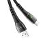 MCDODO Mcdodo 100W 6A Super Charge Type-C 1.5m Nylon Kabel Svart