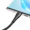 MCDODO MCDODO Snabbladdare 1.2m USB-C - USB-C Nylon Kabel - Svart