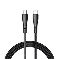 MCDODO MCDODO Snabbladdare 1.2m USB-C - USB-C Nylon Kabel - Svart