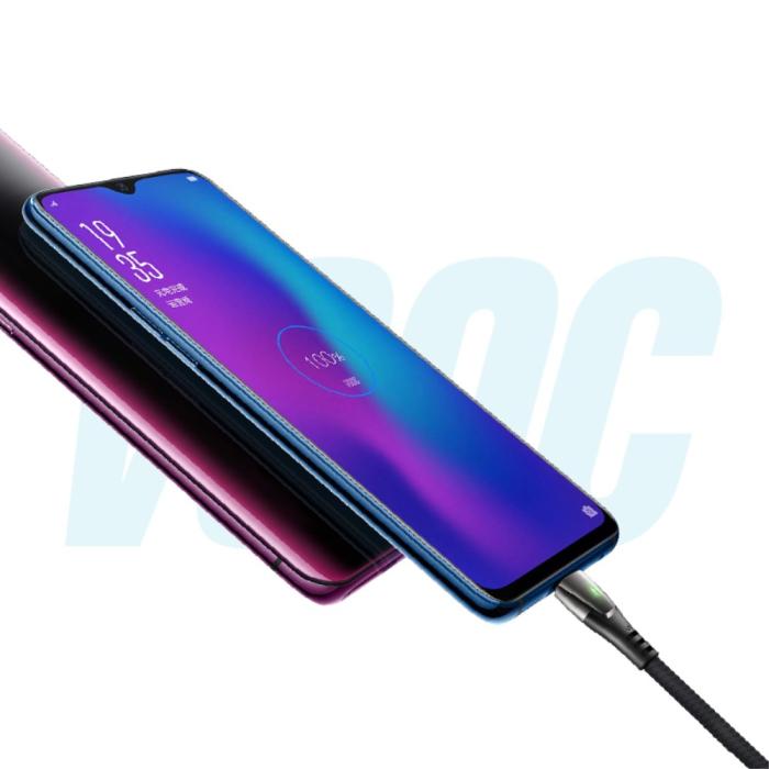 Bild 3, MCDODO Mcdodo 100W 6A Super Charge Type-C 1.5m Nylon Kabel Svart