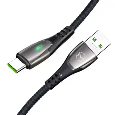 MCDODO Mcdodo 100W 6A Super Charge Type-C 1.5m Nylon Kabel Svart