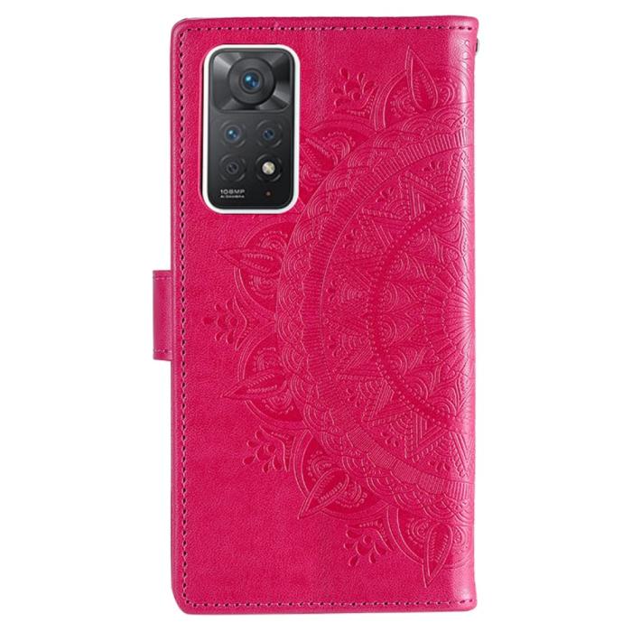 Bild 3,  Xiaomi Redmi Note 11 Pro 5G Fodral Mandala Läder Rosa