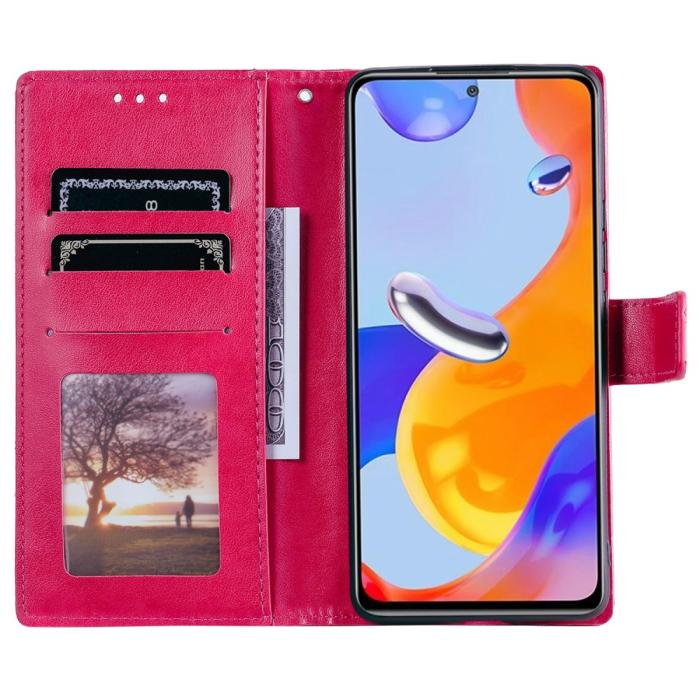 Bild 4,  Xiaomi Redmi Note 11 Pro 5G Fodral Mandala Läder Rosa