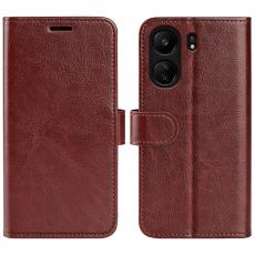  Xiaomi Redmi 13C 4G Fodral Crazy Horse L&auml;der Brun