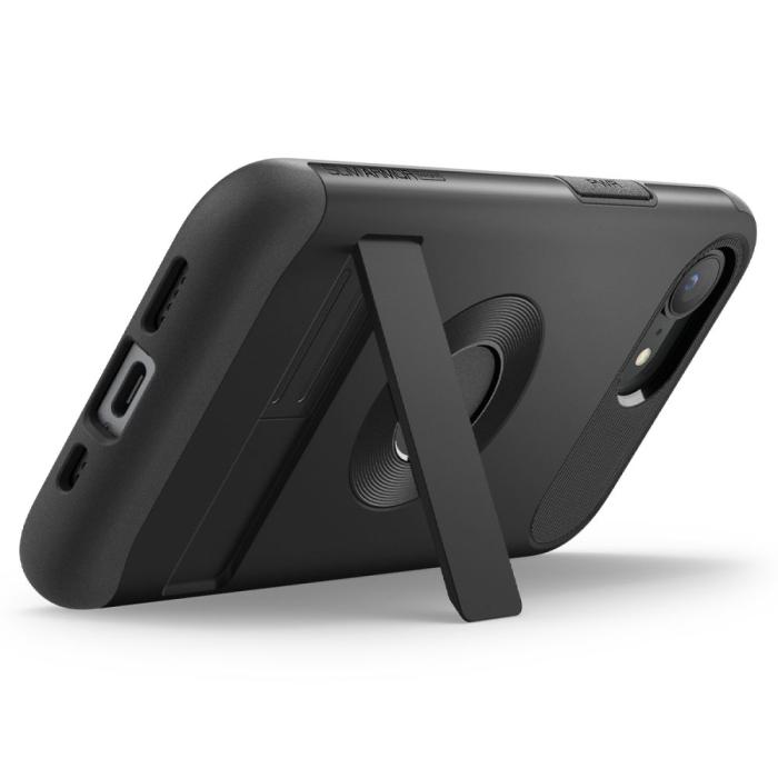 Bild 6, Spigen Spigen iPhone 17e / 16e Skal MagSafe Slim Armor Svart